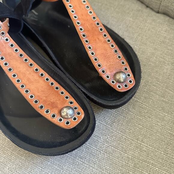 Isabel Marant Leather Strap Sandals - Picture 2 of 7